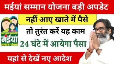 Maiya Samman Yojana Documents Update