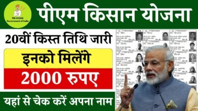 PM Kisan 20th Kist Date